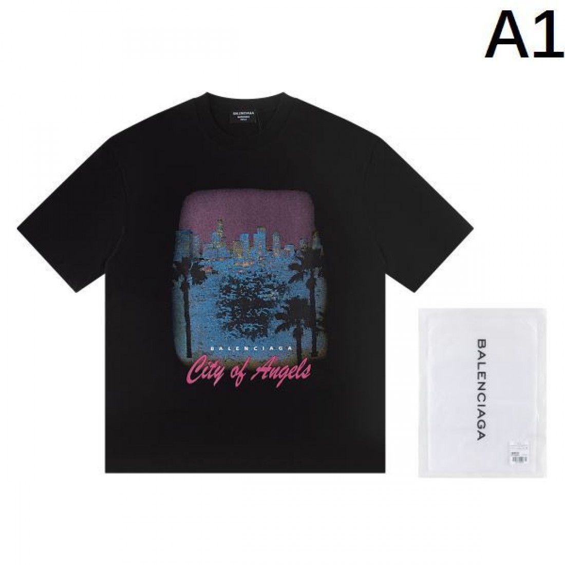 大人ストリート 高見え BALENCIAGA バレンシアガ コピー Tシャツ 柔らか素材 着回し万能