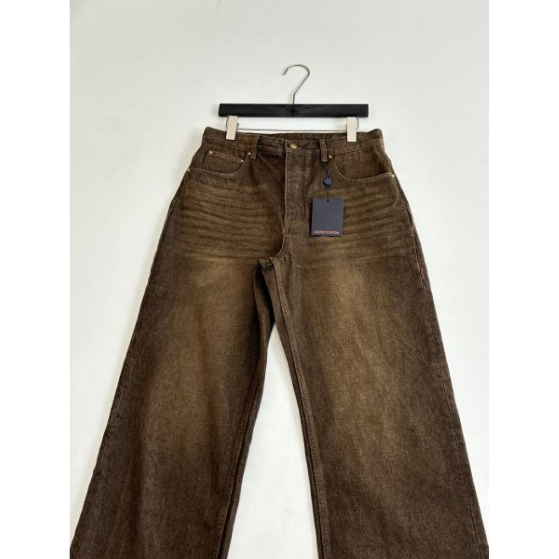 ヴィンテージ風 高品質 ルイヴィトン LOUIS VUITTON コピー デニムパンツ 耐久素材