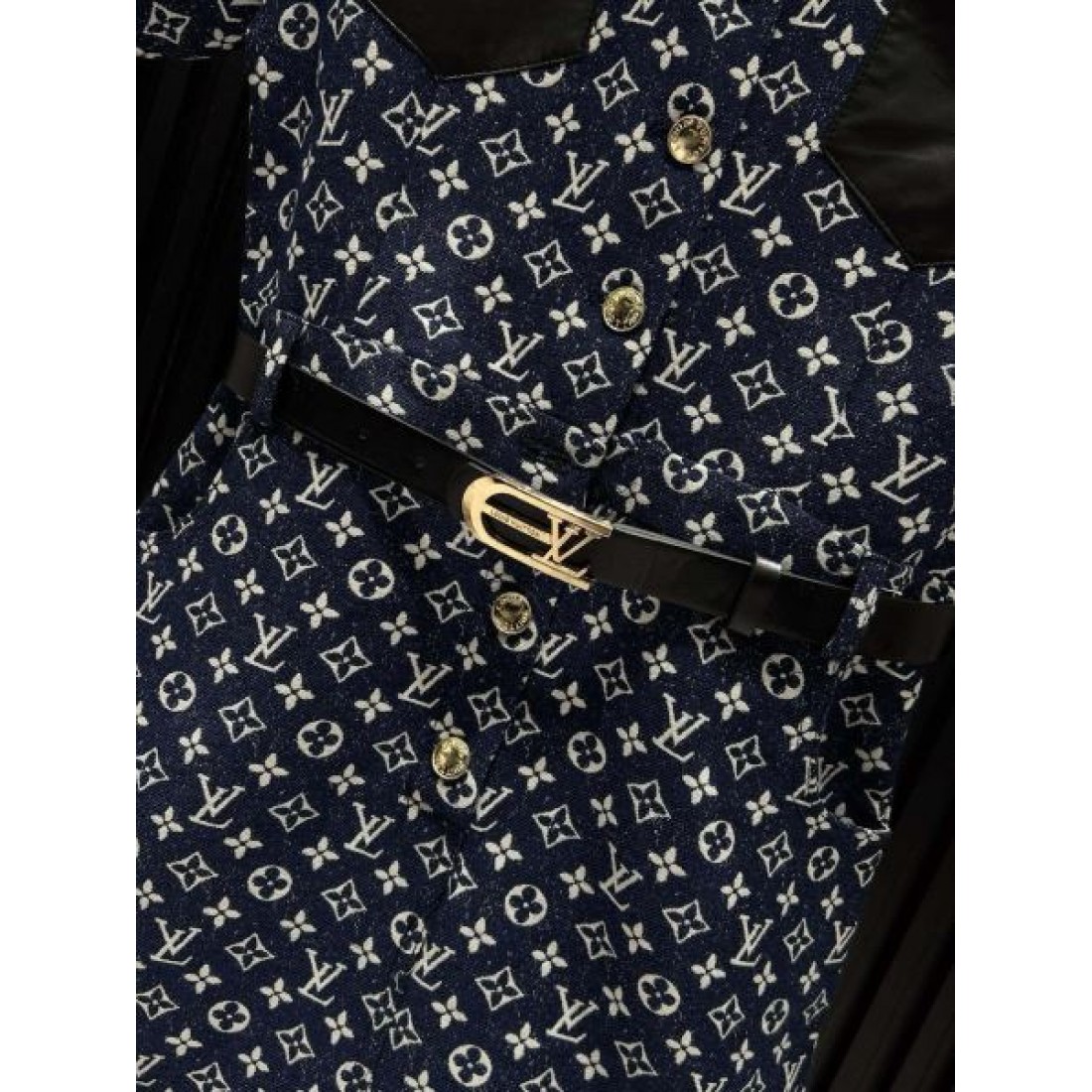 Louis Vuitton 高級感 総柄プリント ルイ・ヴィトン スーパーコピー ワンピース ウレディース