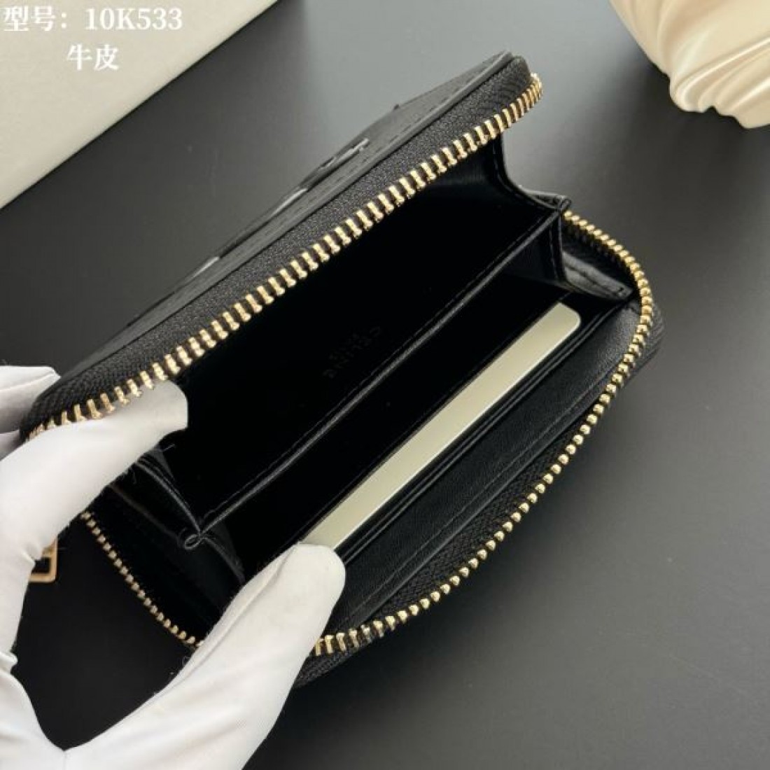 CELINE スーパーコピー　コンパクト財布 二つ折り ミニウォレット 高級レザー セリーヌ