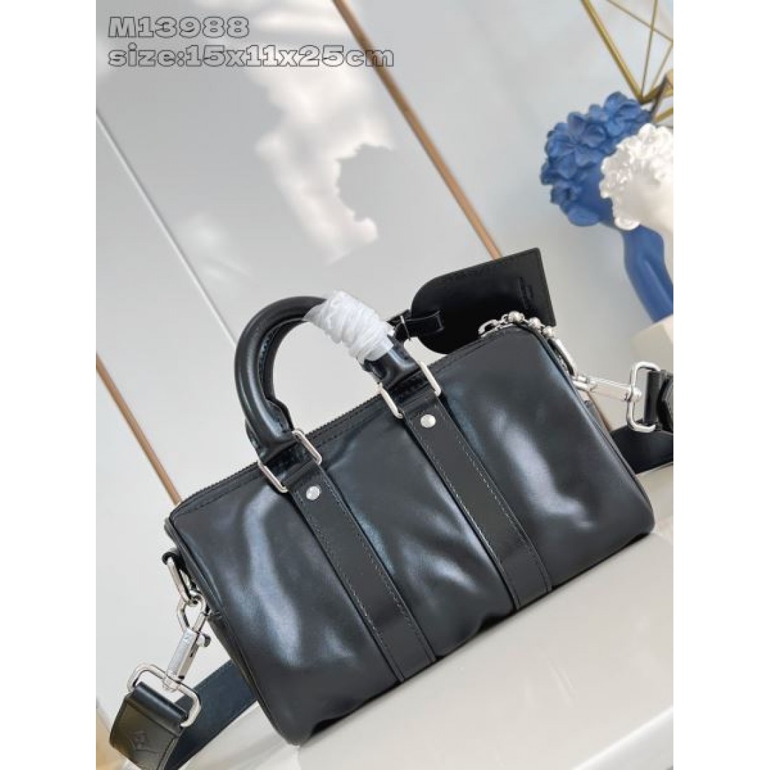 モード クール Louis Vuitton ルイヴィトン スーパーコピー トートバッグ モノグラムエクリプス ミニボストン 2WAYショルダー シルバー金具 コンパクトサイズ 高級感仕上げ